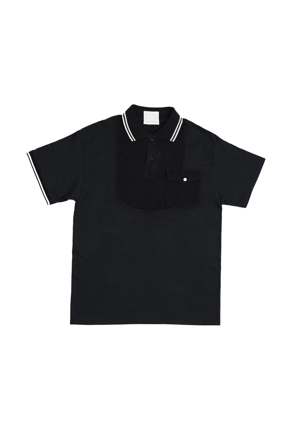 remake polo shirt black